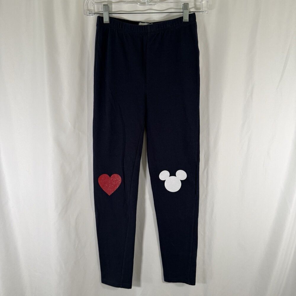 Gap Disney Sweatpants Girls XXL 14-16 Blue Navy Pull On Cotton Blend